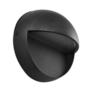 Orbe 6.25" Outdoor Metal/Glass Integrated LED Wall Sconce